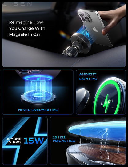 ChargeLab Wireless Car Charger Mount