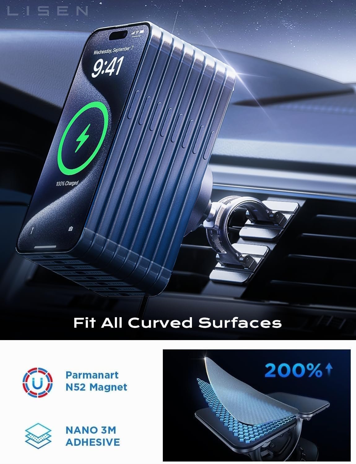 ChargeLab Wireless Car Charger Mount