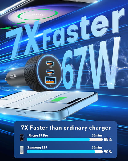 ChargeLab 67W Fast Car Charger